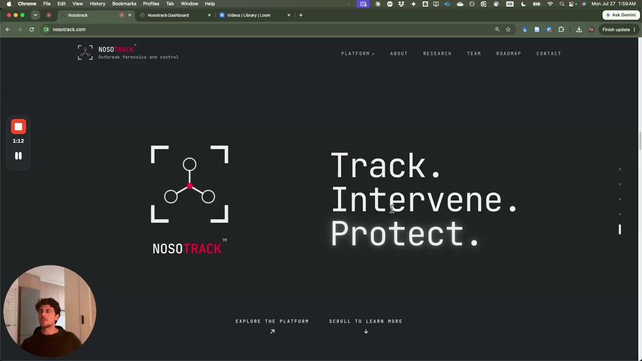 Nosotrack product demonstration